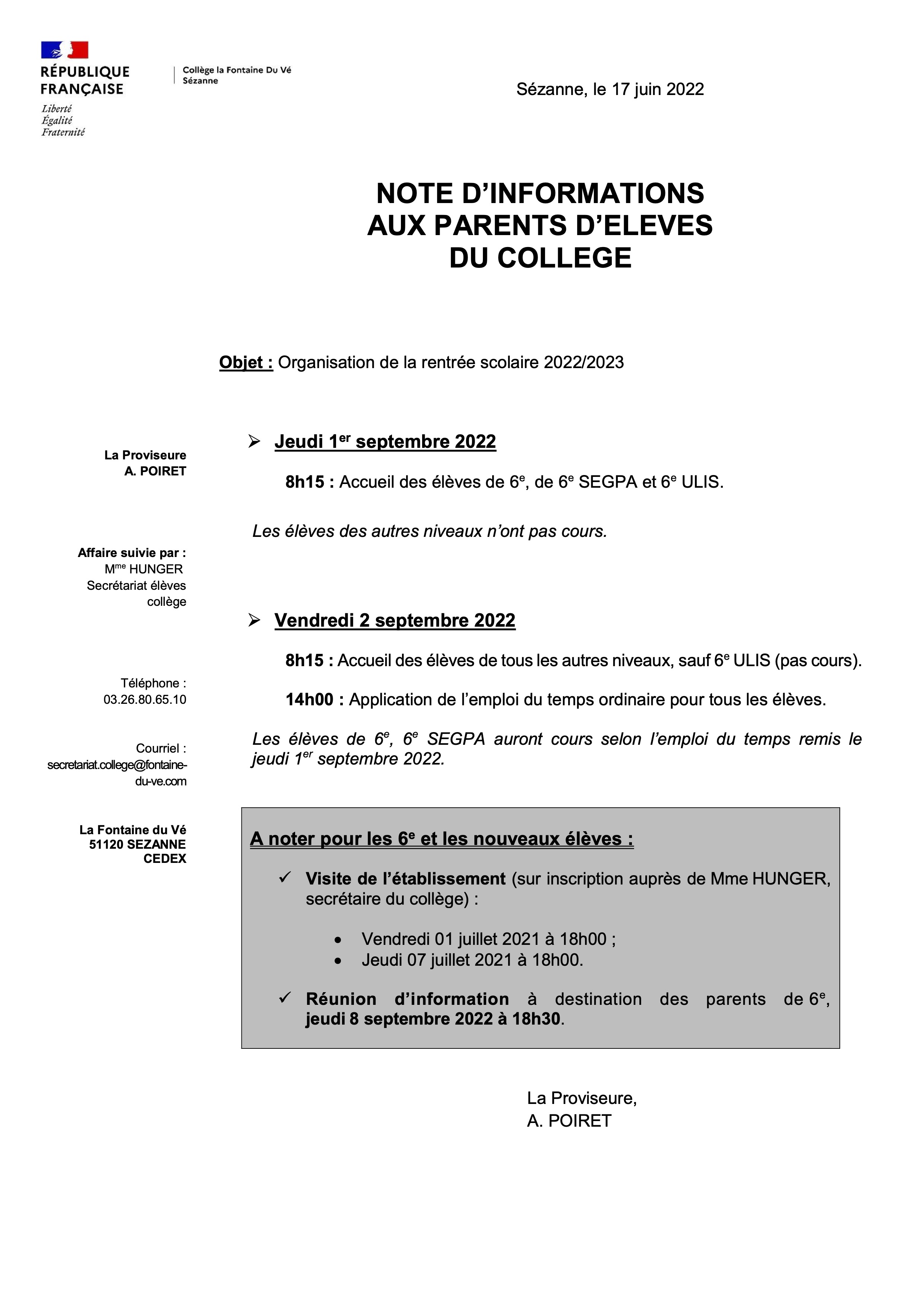 Liste des fournitures scolaires (collège- lycée) - Actualités de